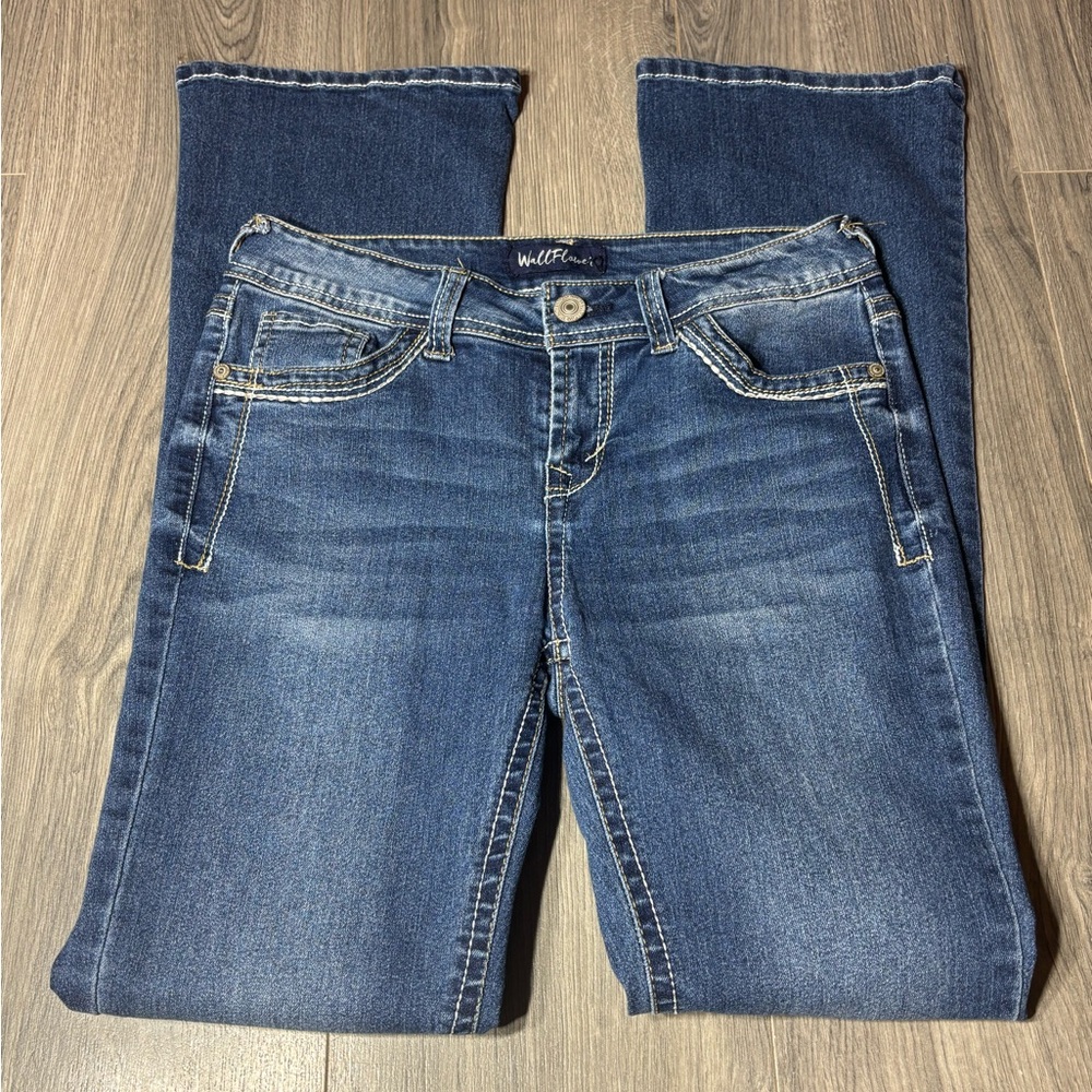 Wallflowers Women's Mid-Rise Bootcut Jeans - Dark Blue Size 9 EPC